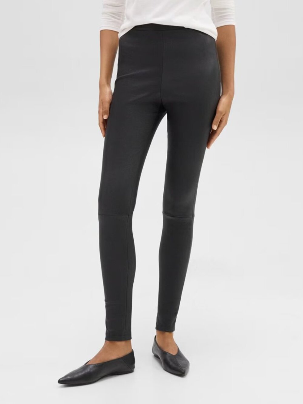 Theory | High-Waist Leather Legging